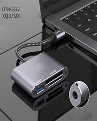 ONTEN (3 IN 1) USB(3.0) to XQD/SD Card Reader with USB 3.0 PORT. ONTEN (3 IN 1) USB(3.0) to XQD/SD Card Reader with USB 3.0 PORT.